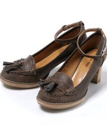 ehka sopo | タッセル付 ヒールローファー(ドレスシューズ)