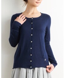 North Object LILASIC | ハイゲージ丸首ニットカーディガン(カーディガン/ボレロ)