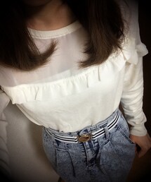 Heather | フリルニット(ニット/セーター)