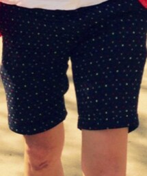 네이비땡땡이반바지(その他パンツ)