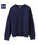 GU | ウールブレンドクルーネックセーター(Knitwear)