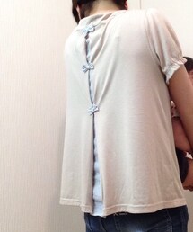 green label relaxing | 後ろリボン♡(Tシャツ/カットソー)