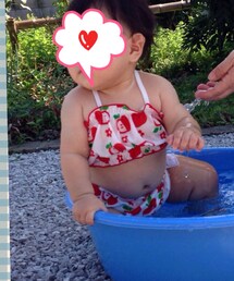 nishiki | りんご柄オム水着(水着)