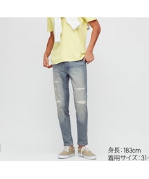 UNIQLO | ウルトラストレッチスキニーフィットジーンズ（ダメージ）(デニムパンツ)