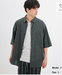 GU | GU ルーズフィットシャツ(5分袖)(シャツ/ブラウス)