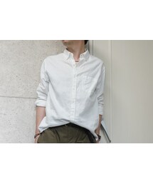 PLST | plst リネンブレンドシャツ(シャツ/ブラウス)