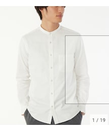 PLST | PLST オックスフォードバンドカラーシャツ(シャツ/ブラウス)