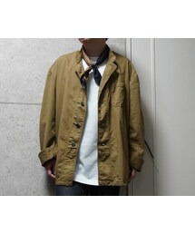 VINTAGE | 古着 チェコ軍 ツイル マオカラージャケット(ミリタリージャケット)