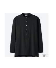 UNIQLO | UNIQLO スーピマコットンプルオーバーシャツ(長袖)(Tシャツ/カットソー)