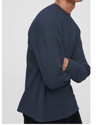 GAP | GAP ボクシーワッフルTシャツ(Tシャツ/カットソー)