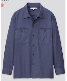 UNIQLO | UNIQLO ツイルオーバーサイズワークシャツ(シャツ/ブラウス)
