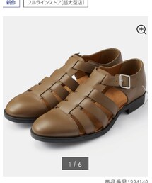 GU | GU リアルレザーグルカサンダル+X(サンダル)