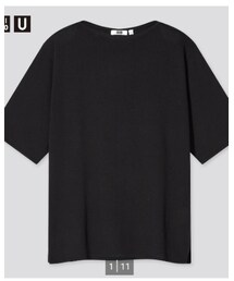 UNIQLO | UNIQLO ファインゲージボートネックセーター(ニット/セーター)