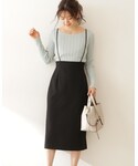 PROPORTION BODY DRESSING | x サスペンダータイトスカート 2S L73cm(裙子)