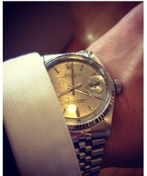 ROLEX | 左腕。1977年製、主に仕事中に付けているもの。(アナログ腕時計)