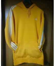 adidas | adidasビッグパーカー(黄)(パーカー)