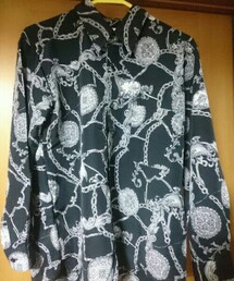 used | 柄シャツ(黒)(シャツ/ブラウス)