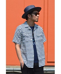 S/DOUBLE | OPEN COLLAR S/S SHIRTS(シャツ/ブラウス)