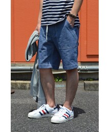 S/DOUBLE  | CHAMBRAY BAKER SHORT(その他パンツ)