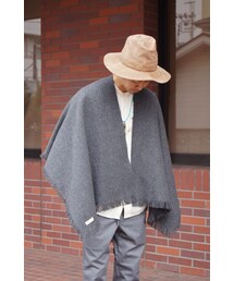NAISSANCE | FRINGED WOOL SHAWL(マフラー)