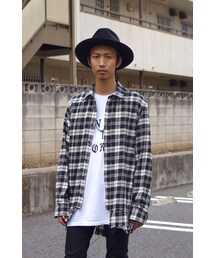 CONVERSE (PRODUCT) | 切りっぱなしチェックシャツ(シャツ/ブラウス)