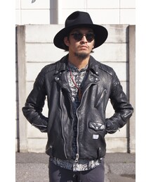 BEDWIN & THE HEARTBREAKERS | DOUBLE RIDERS JKT FD "BUSHER"(ライダースジャケット)
