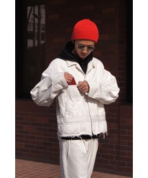 doublet | SILK DENIM BLOUSON CUT OFF JUMP SUIT(デニムジャケット)