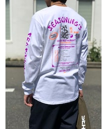 SEASONING | SEASONING × GIONO L/S TEE "CHINESE"(Tシャツ/カットソー)
