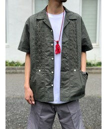 STANDARD CALIFORNIA | SD Coolmax Linen Chambray Guayabera Shirt(シャツ/ブラウス)