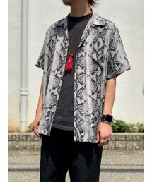 WACKO MARIA | PYTHON OPEN COLLAR SHIRT(シャツ/ブラウス)