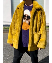 doublet | HAND-PAINTED FUR JACKET(その他アウター)