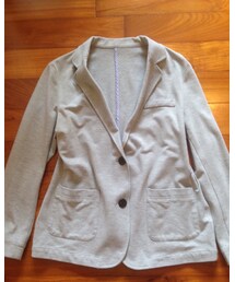 Belle Maison | カノコ編みのジャージージャケット。真夏に着ても、全然暑くない！(テーラードジャケット)