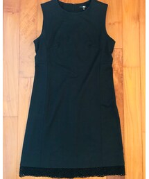 UNIQLO＋リメイク | 裾レースリメイク(ワンピース)