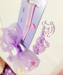 claire’s | ユニコーンネックレス
パープルリボン
チョーカーは付けてません(ヘアバンド)