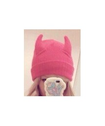 HELL CAT PUNKS | ツノニット帽子(ニットキャップ/ビーニー)