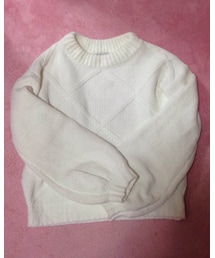 WEGO | ダイヤケーブルボリュームセーター(ニット/セーター)