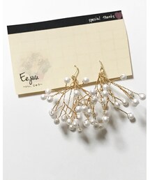 Ee.juu | かすみ草(ピアス（両耳用）)