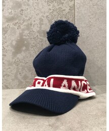 NEW BALANCE | バイザー付きニット帽(ニットキャップ/ビーニー)