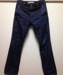 LORINZA | スラックス型テーパードデニム(デニムパンツ)