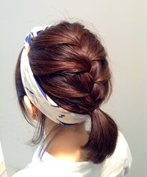 BLUE BLUE | BLUEBLUEのバンダナ＊(その他ヘアアクセサリー)