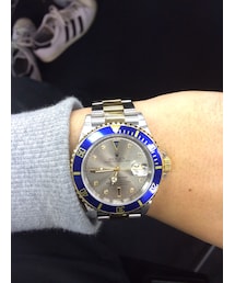 ROLEX | rolex サブマリーナ ダイヤモンド×サファイア×18k(アナログ腕時計)