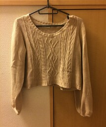 earth music&ecology | 短め丈のニット
(ニット/セーター)