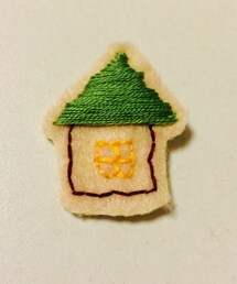 Handmade | おうちブローチ(ブローチ/コサージュ)