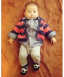 羽織りましたversion。 | ラガーマンカーディガン(-｡-;(その他)