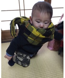 デコ赤い😂🙌🏻 | ストール/ショール