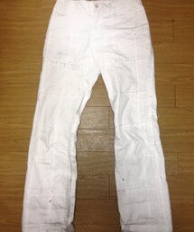 Paul Smith | パッチワークストレートパンツ/white(その他パンツ)