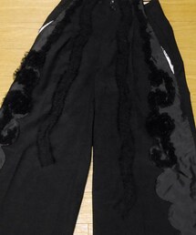 COMME des GARCONS | レース付きワイド 袴ワンタックスラックス(その他パンツ)