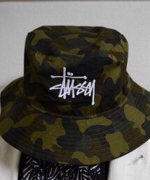 STUSSY | 迷彩柄バケットハット(ハット)