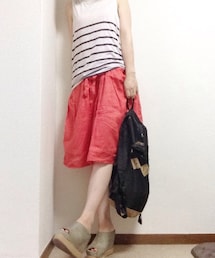 FOREVER 21 | パネルボーダータンク(タンクトップ)