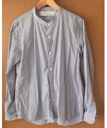 And A | ストライプバンドカラーシャツ(シャツ/ブラウス)